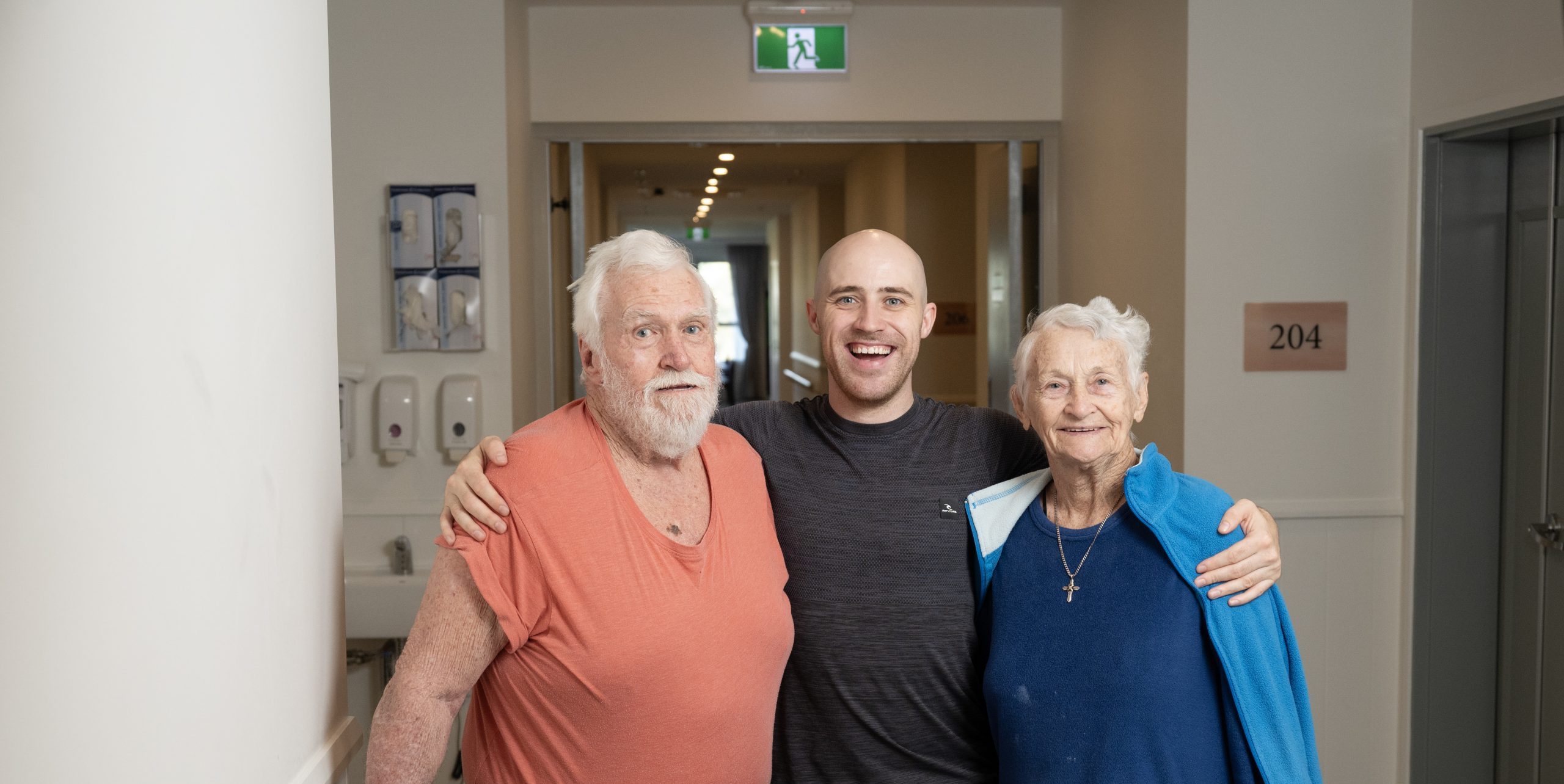 Older people enjoying physio