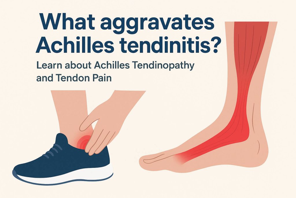 What aggravates Achilles tendonitis? Learn about Achilles Tendinopathy and Tendon Pain